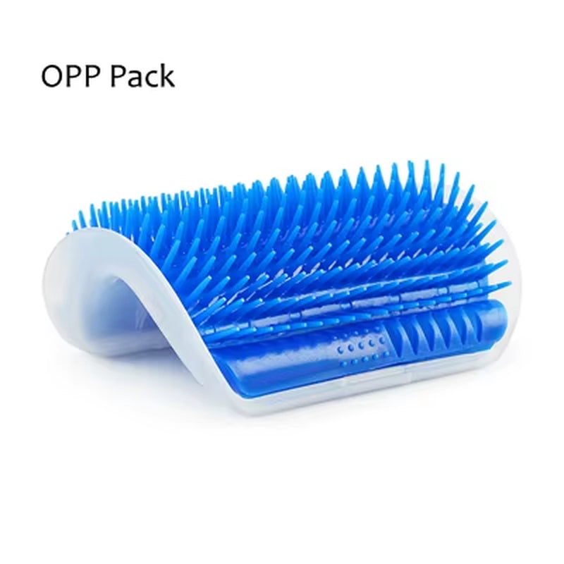 Corner Pet Brush Comb Play Cat Toy Plastic Scratch Bristles Arch Massager Self Grooming Cat Scratcher