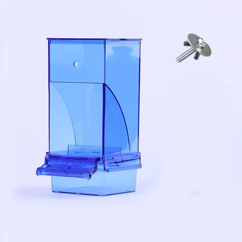 Parrot Bird Feeder anti Throwing and anti Splashing Hanging Automatic Feeder anti Scattering Feeding Box Bird Cage Accessories