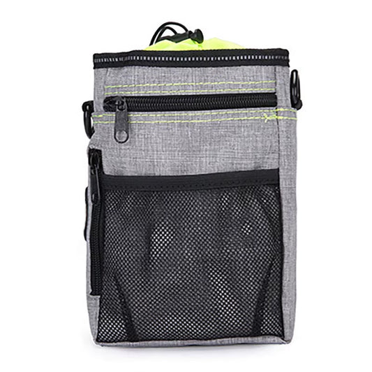 Multi-Function Portable Dog Treat Bag Reflective Pet Outdoor Training Aid Bag Poop Bag Food Holder with Adjustable Waist Belt