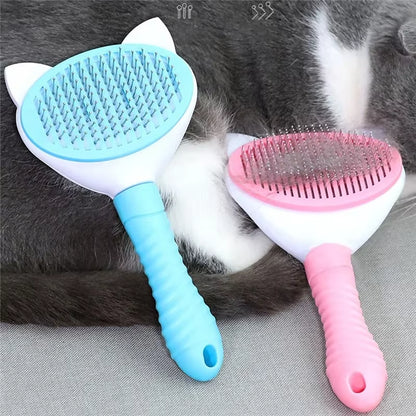 Pet Comb Cat Cleaning Supplies High Quality Self Cleaning Brush Professional Grooming Brush for Dogs, Cats Pets Glove Dog Bath