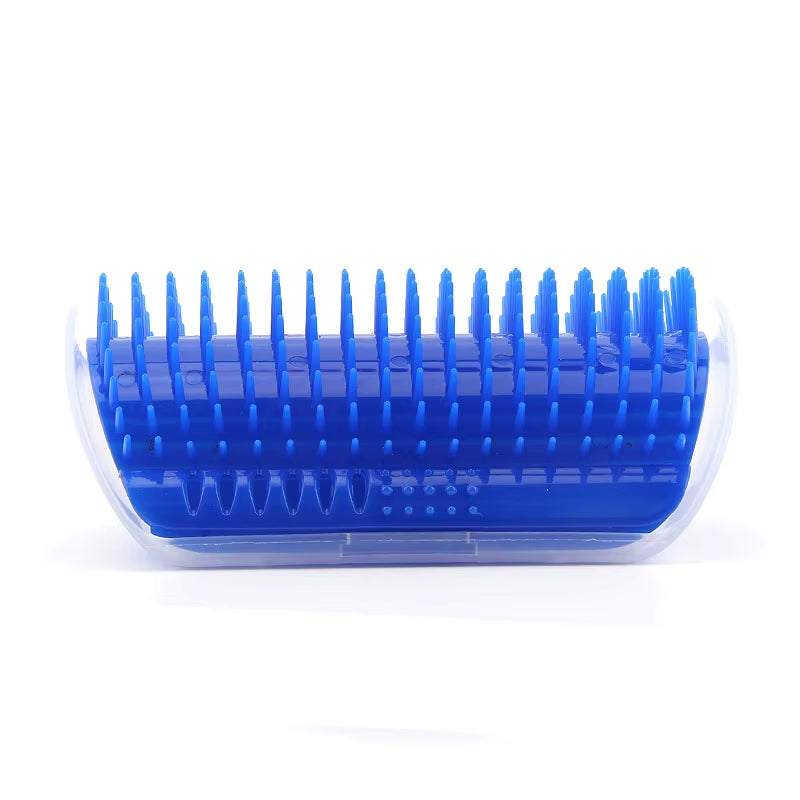 Corner Pet Brush Comb Play Cat Toy Plastic Scratch Bristles Arch Massager Self Grooming Cat Scratcher