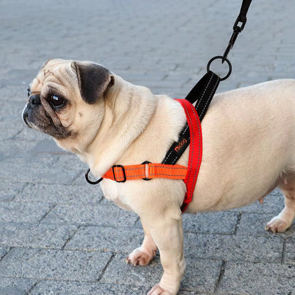 Reflective Nylon Dog Harness Adjustable Pet Dogs Training Harnesses No Pull Pet Pug Pitbull Walking Vest for Small Large Dogs