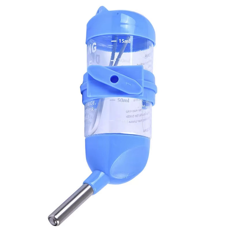 Hamster Water Bottle Cage Kennel Hanging Drinking Dispenser for Bunny Guinea Pig Leakproof Automatic Feeding Device 60/125/250ML