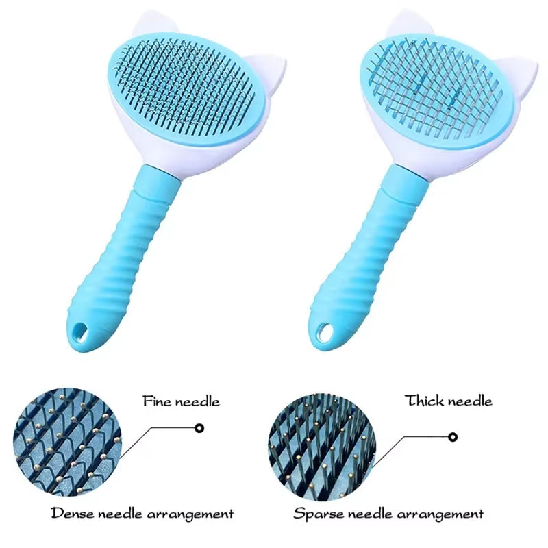 Pet Comb Cat Cleaning Supplies High Quality Self Cleaning Brush Professional Grooming Brush for Dogs, Cats Pets Glove Dog Bath