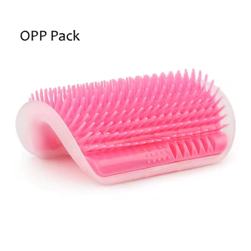 Corner Pet Brush Comb Play Cat Toy Plastic Scratch Bristles Arch Massager Self Grooming Cat Scratcher